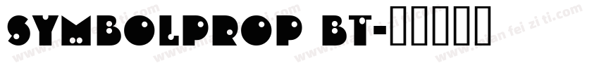 symbolprop bt字体转换